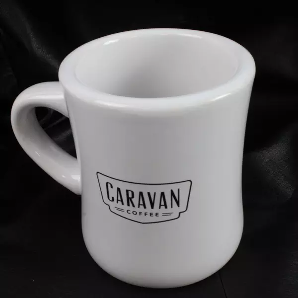 Caravan Coffee Thick Ceramic Mug Large Durable Tea Cup Good Condition