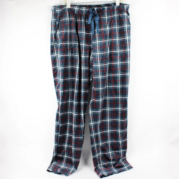 English Laundry Blue and Red Plaid Pajama Pants Men's Size Large