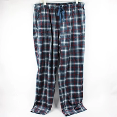 English Laundry Blue and Red Plaid Pajama Pants Men's Size Large