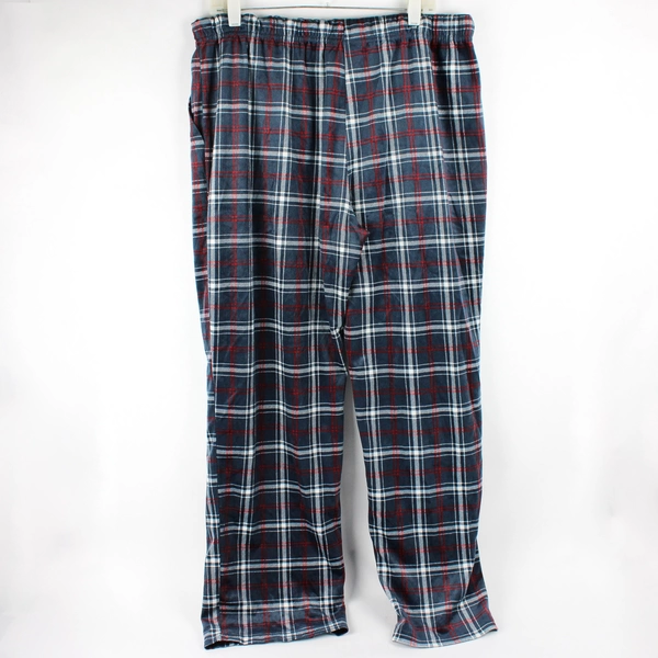 English Laundry Blue and Red Plaid Pajama Pants Men's Size Large