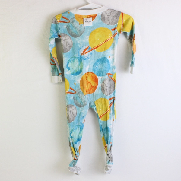 Burt's Bees Baby Multicolor Space-Themed One Piece Size 12M