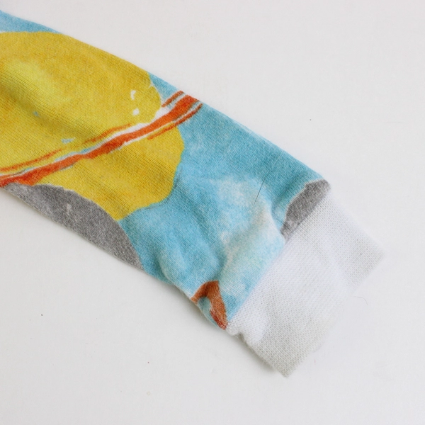 Burt's Bees Baby Multicolor Space-Themed One Piece Size 12M