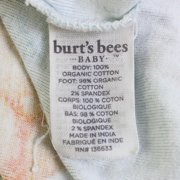 Burt's Bees Baby Multicolor Space-Themed One Piece Size 12M