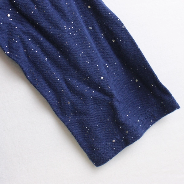 Sonoma Space-Themed Navy Blue Long-Sleeve Graphic T-Shirt Girls' Size M (8)