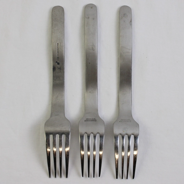 Lot of 3 Cambridge Silver Wren 18/10 Stainless Steel Dinner Forks 8.125 Inch