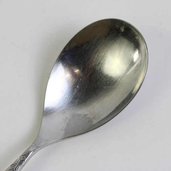 Lot of 5 Noritake Allegro Place Soup Spoons Stainless Steel 18/8 Japan Satin