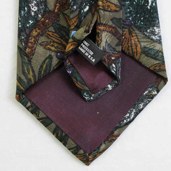 Windridge Mervyns Tropical Parrot Print Men's Necktie 59" Pre-Owned Good
