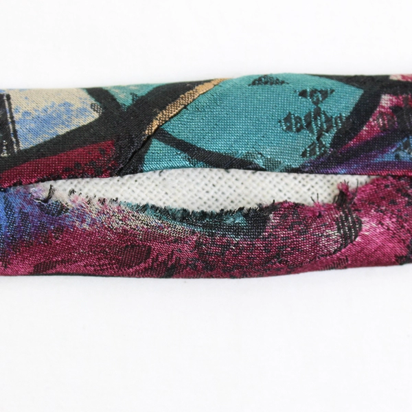 Windridge Mervyns Multicolor Abstract Print Men's Necktie 59" 