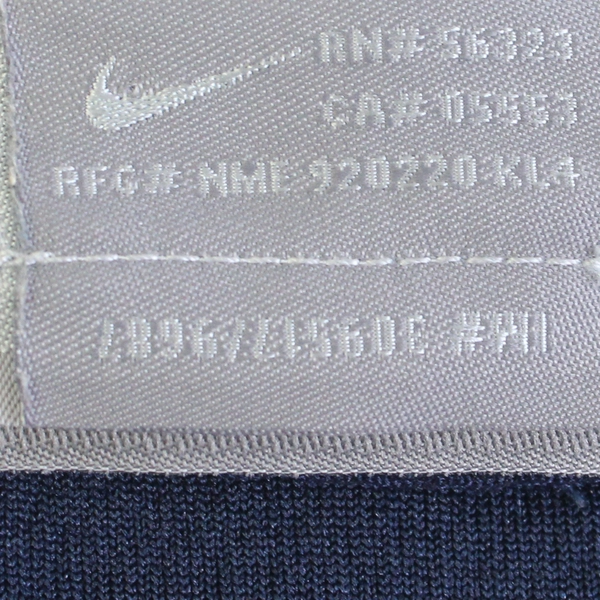 Nike Swoosh Navy Blue Short-Sleeve Thick Mesh Athletic T-Shirt Men's Medium