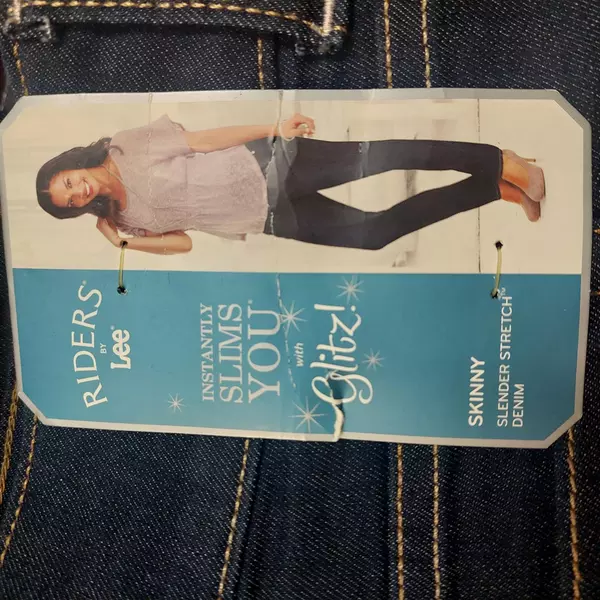 Riders by Lee Dark Wash Midrise Skinny Jeans Women's Size 14P