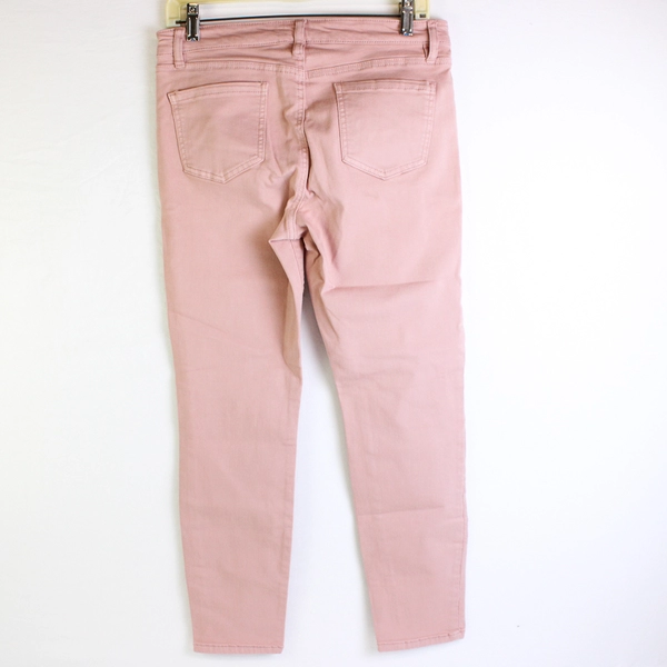 Buffalo David Bitton Aubrey Rose Pink Mid Rise Stretch Skinny Jeans Women's 8/29