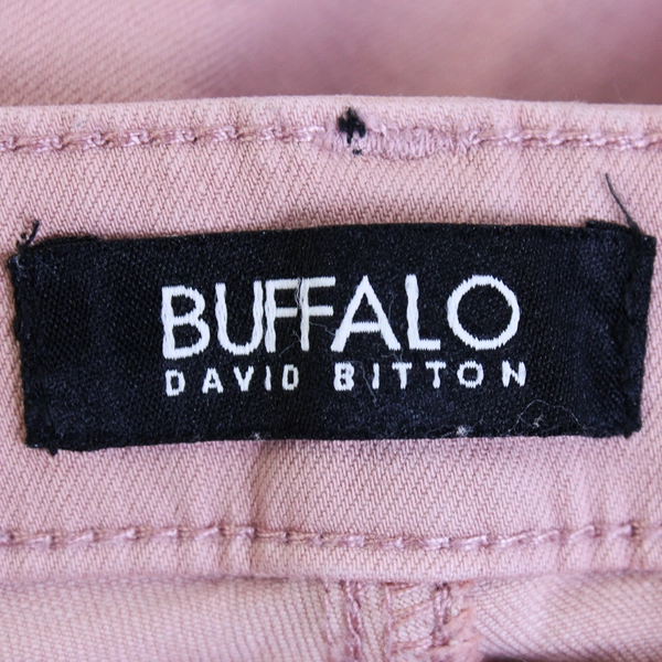 Buffalo David Bitton Aubrey Rose Pink Mid Rise Stretch Skinny Jeans Women's 8/29