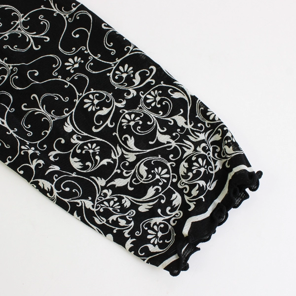 Apostrophe Black/White Quarter Length Sleeve Blouse Women's Size 16-18W