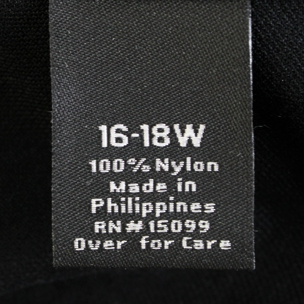 Apostrophe Black/White Quarter Length Sleeve Blouse Women's Size 16-18W