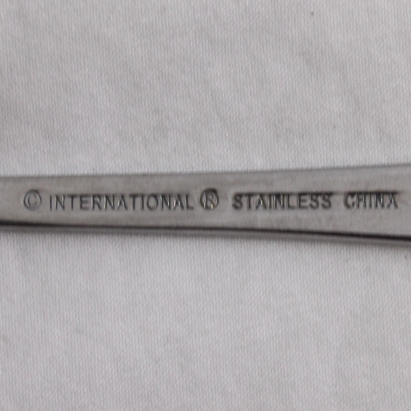 Lot Of 5 International Silver Ridgefield (Stainless) Flatware Soup Spoons 8.25"