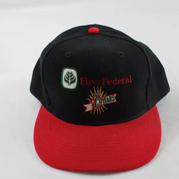 First Federal 75th Anniversary Commemorative Hat Cap Vintage Logo