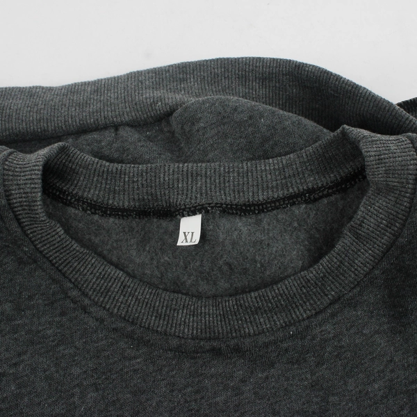 Unisex XL Gray Crewneck Pullover Sweater