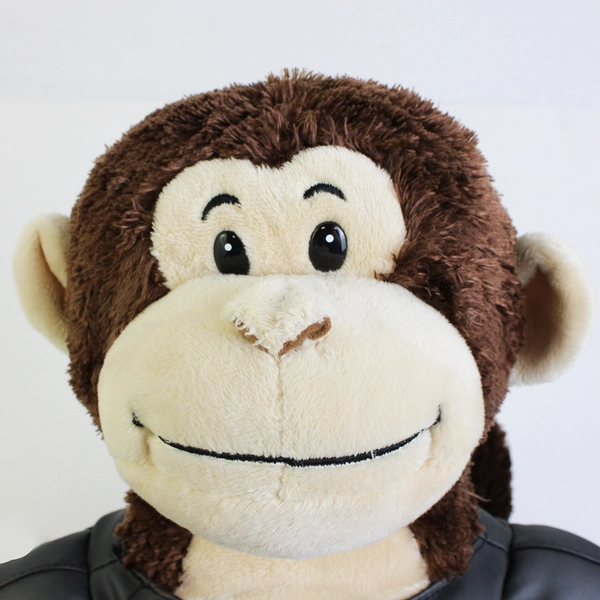 Build-A-Bear Workshop Brown Monkey "Dark Knight Rises" Flawed Outfit