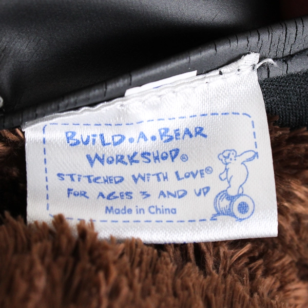 Build-A-Bear Workshop Brown Monkey "Dark Knight Rises" Flawed Outfit