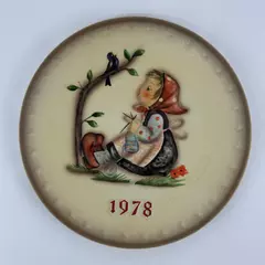 1978 M. J. Hummel 8th Annual Plate Happy Pastime Germany 7.5”
