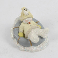 Russ Berrie and Co. Snowman in Air Tube Ornament