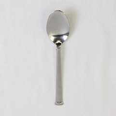 Retroneu Xena Frost Pattern 18/10 Stainless Steel Large Serving Spoon 8.75 Inch