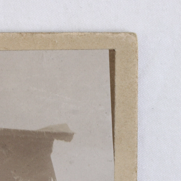 Antique 1895 Fire Mounted Photo Rock Falls IL Whiteside County 3" x 3.75"