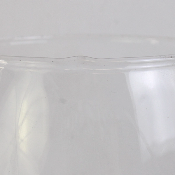 Lot Of 6 Matching Unbranded Clear Mario Glass Vases Terrariums Craft Decor 7.25"