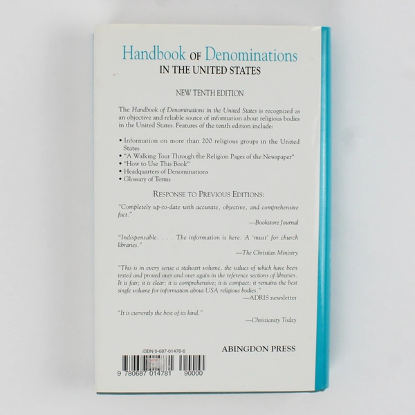 Handbook of Denominations in the United States Frank S Mead 1995 Hardcover DJ