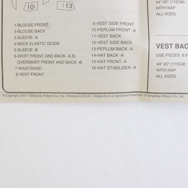 Simplicity Andrea Schewe 3809 Renaissance Costume Collection Women N 10, 12, 14