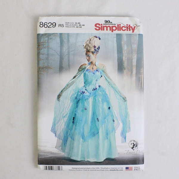 Simplicity Firefly Path 8629 Dress Costume Women's Size R5 (14-22) 2018