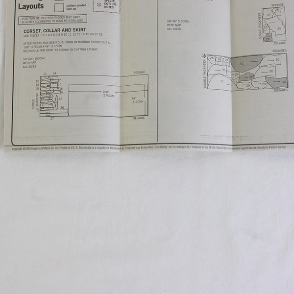 Simplicity Firefly Path 8629 Dress Costume Women's Size R5 (14-22) 2018