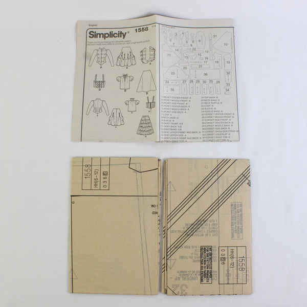 Simplicity Theresa LaQuey 1558 Steam Punk Costumes Womens Size HH (6, 8, 10, 12)