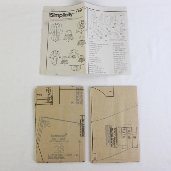 Simplicity Arkivestry 1299 Steam Punk Costumes Women's Size HH (6,8,10,12) 2014