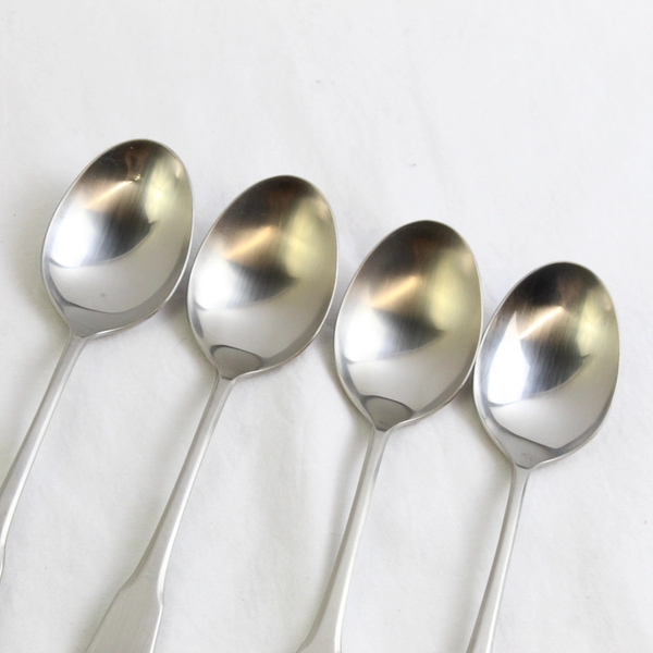 Lot Of 4 Oneida Silver Yankee Clipper (Stainless) Flatware Soup Spoons 6.75"