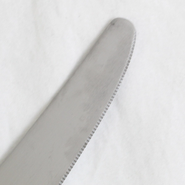 Set of 6 Oneida Silver Frost Pattern Dinner Knives 9.75" Long