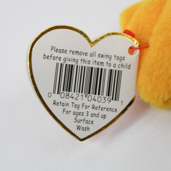 TY Beanie Babies Smoochy 1997 Green Frog With Tag Plush Doll Toy