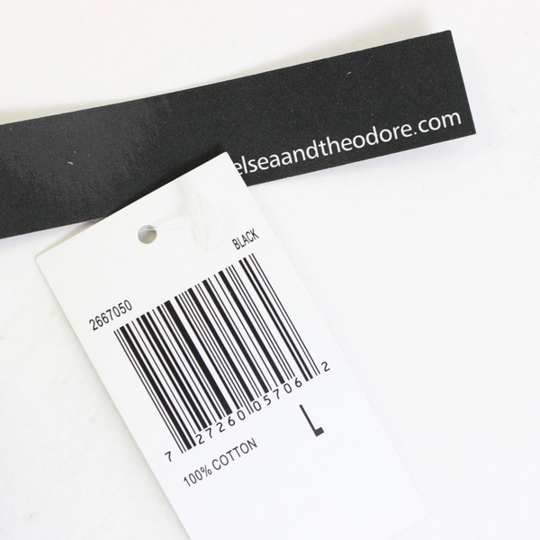 NWT Chelsea & Theodore Floral Embroidered Black Peplum Top Women's Large