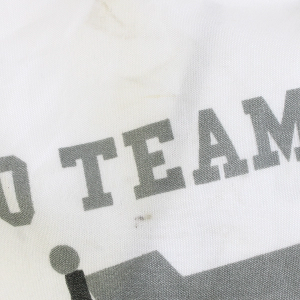 Lot Of 2 Northwest Gray/White Twin Flat Sheets 'NFL' Football & 'Go Team'