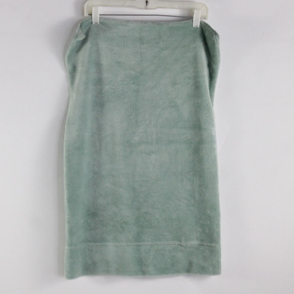 Lot Of 2 Matching Berkshire Muted Green Fuzzy Fleece Pillow Cases 20.5" x 30"