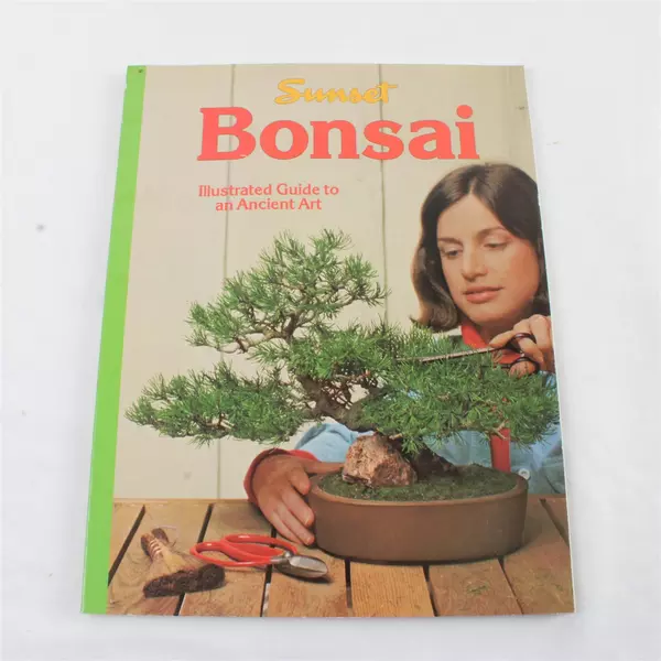 Sunset Book Bonsai Mid Century Illustrated Guide to Ancient Art 1976 PB