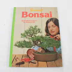 Sunset Book Bonsai Mid Century Illustrated Guide to Ancient Art 1976 PB