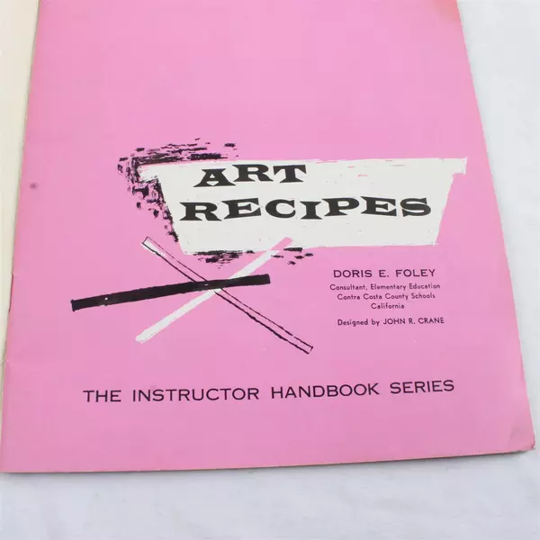 Art Recipes Booklet by Doris Foley Paperback 1966