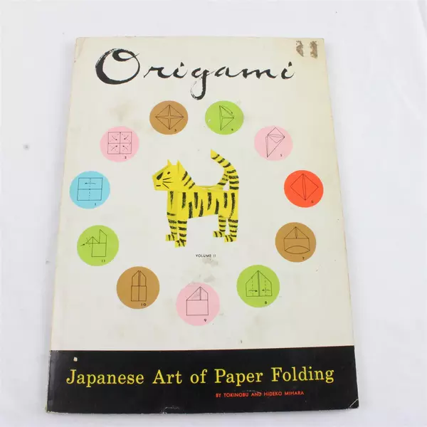 Origami Japanese Art of Folding Paper by Tokinobu Mihara 1960 PB