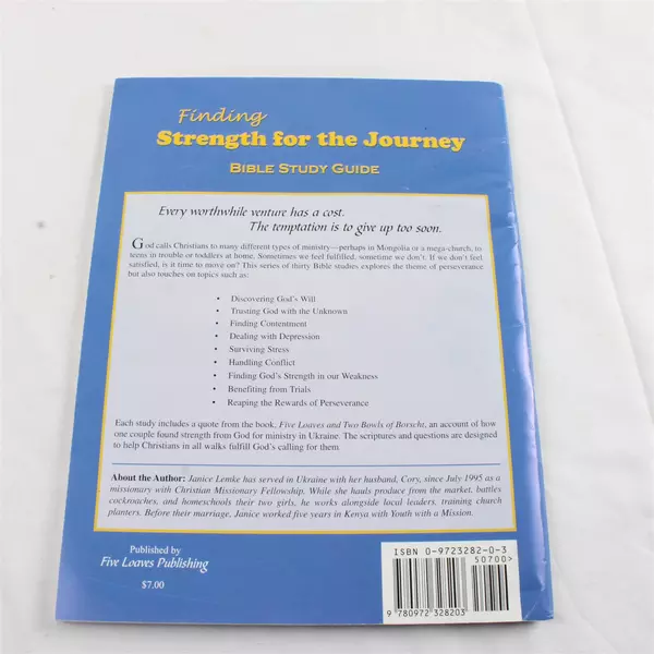 Finding Strength for the Journey Bible Study Guide by Janice Lemke PB 2002