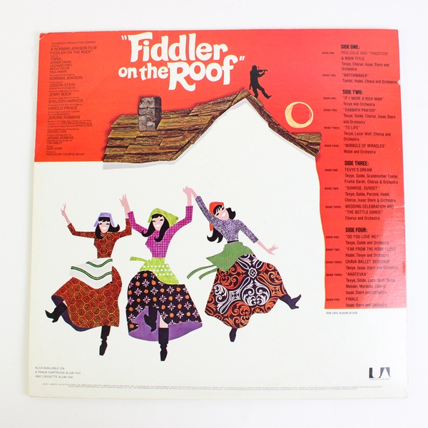 Fiddler On The Roof Soundtrack Vinyl 1971 Liberty Deluxe Edition 2 Record Set