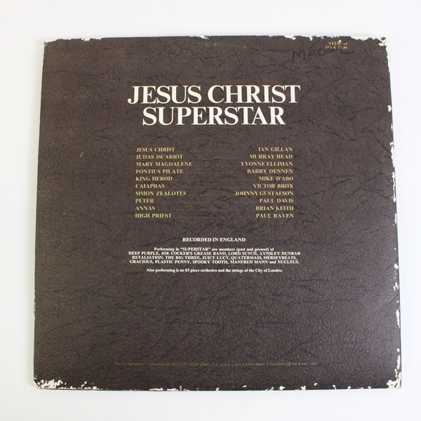Jesus Christ Superstar 2 Record Set-Decca DXSA 7206 12 inch LP Records w booklet
