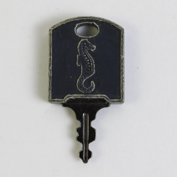 Vintage Atlantic Seahorse Luggage Key Rare Collectible Pre-Owned