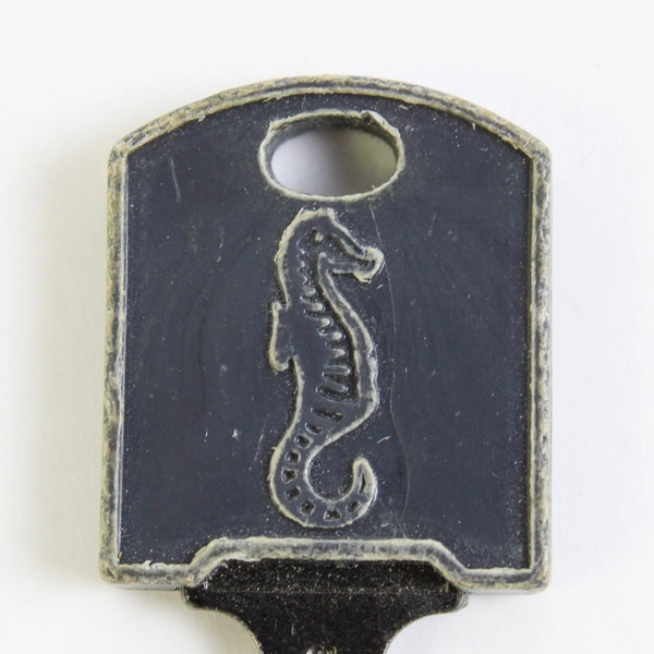 Vintage Atlantic Seahorse Luggage Key Rare Collectible Pre-Owned