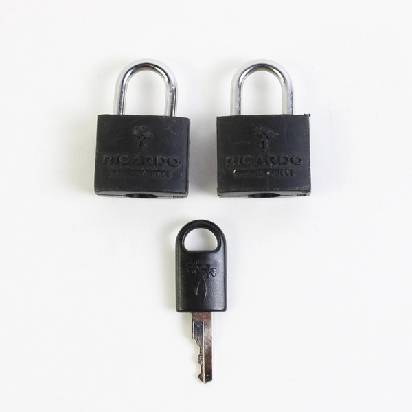 Ricardo Beverly Hills Luggage Locks Set with 2 Locks and Key Used